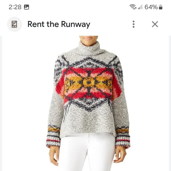 FREE PEOPLE ARCTIC BLAST PULLOVER TURTLENECK SWEATER SIZE SMALL, EUC - Picture 11 of 11